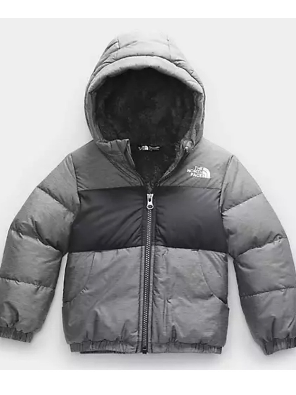 The North Face Baby Moondoggy Down 550 Jacket Gray 12-18 Months